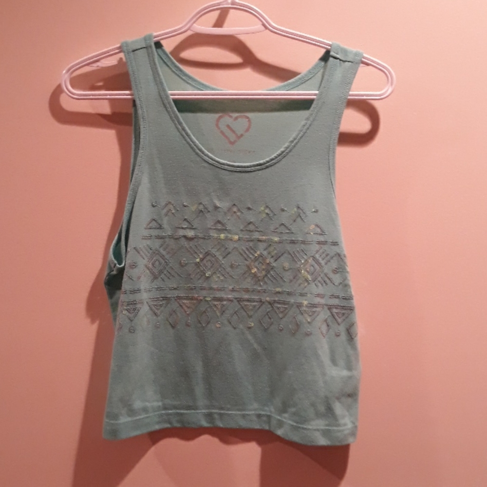 Blue tank top